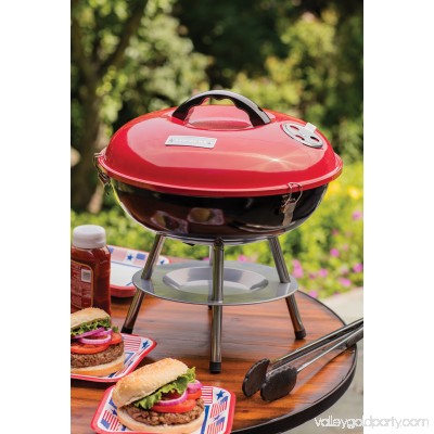 Cuisinart CCG-190RB 14 Portable Charcoal Grill in Red/Black 553480306
